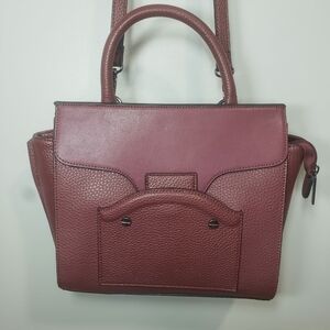 Danielle Nicole  Veronica Satchel in Burgundy/Red.